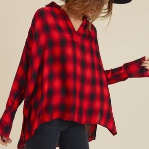Go Big Red Flannel